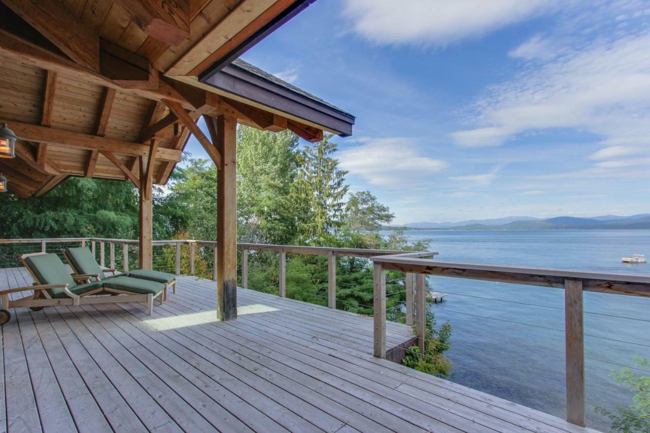 Bottle Bay Lakefront Lodge Sandpoint Exterior foto